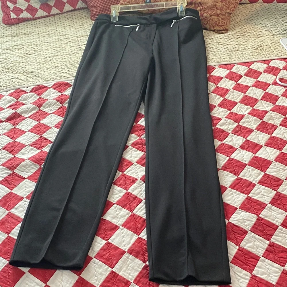 Long Tall Sally size 12 Black Women's Pantsuit with Zipper Detail - Picture 12 of 16